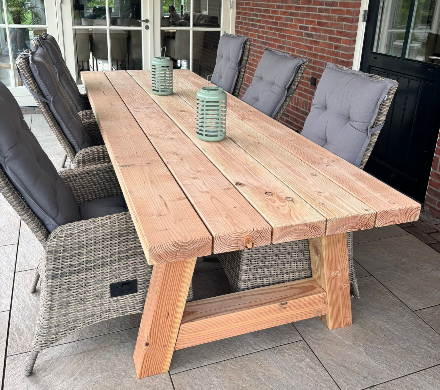 Luxe Douglas tuintafel